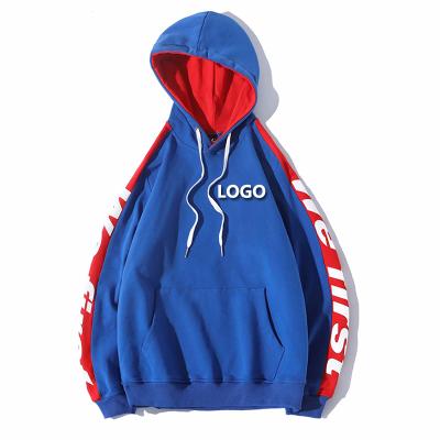 China high quality custom logow winter embroidery hoodies anti-wrinkle pop hip hooded sweatshirts with fleece for men&women plus size pullover with hooded for sale