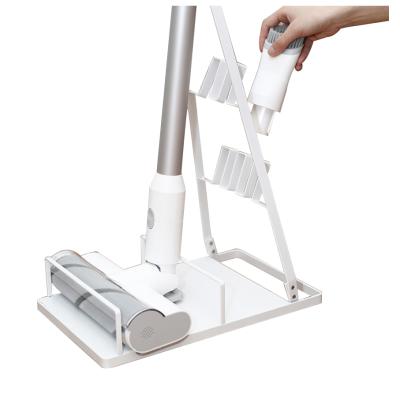 China Stocked Metal Storage Bracket Free Standing Compact Rack Holder For Vacuum Cleaners for sale