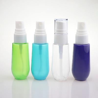 China Beautiful Personal Care Bottle 1oz Mini Colorful Plastic Refill Fine Mist Spray Bottle for sale