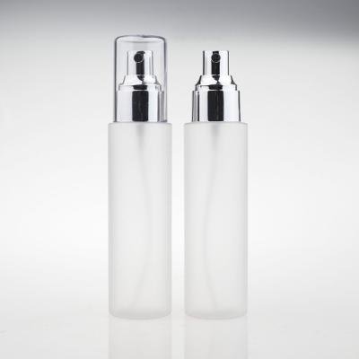 China Cosmetic 100ml 150ml PETG Frosted Plastic Spray Bottle Cosmetic Fine Mist Bottle for sale