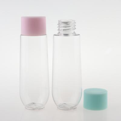 China Hotel Shampoo Bottles 30ml 50ml Empty Plastic Mini Screw Cap Bottle Transparent Of Personal Care for sale