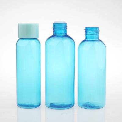 China 50ml 80ml 100ml Home Hotel Mini Spa Hotel Plastic Round Shampoo Displacement Bottle Custom Shampoo Bottle for sale