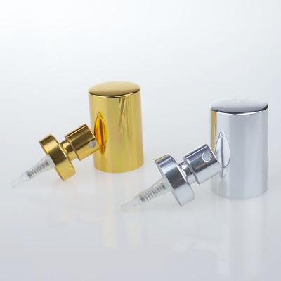 China Non Spill 15mm Gold Color 20mm Aluminum Crimp Sprayer Pump Perfume Spray for sale