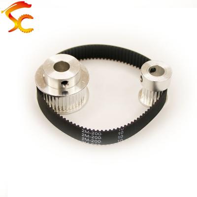 China 3D Printers 200-GT2-10mm, Width 10mm, 8&8mm Timing Belt Pulley GT2 40 Teeth 20 Teeth 20 3D Printer Accessories Belt Hole 2:1/1:2 3D Printer Belt Hole for sale