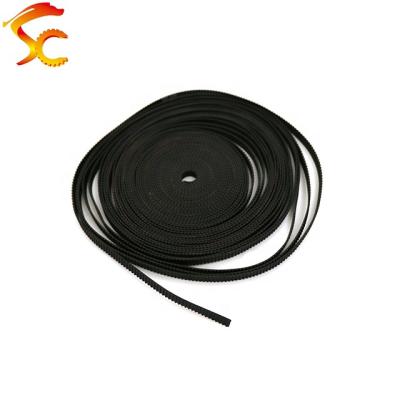 China Engraving Machine Accessories 2008#10Meters MXL Width 6mm Rubber Open Belt Neoprene Rubber With Fiberglass Core MXL-6MM Industrial Rubber Belts for sale