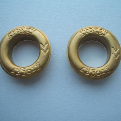 China OEM Nickel Free ODM Customized Logo Made Round Copper Brass Metal Eyelets OEKO Standards for sale