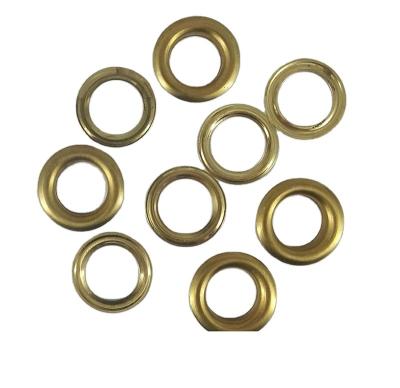 China Diameter 8mm 10mm 12mm 14mm 15mm Nickel Free Aluminum Brass Eyelets 16mm for sale