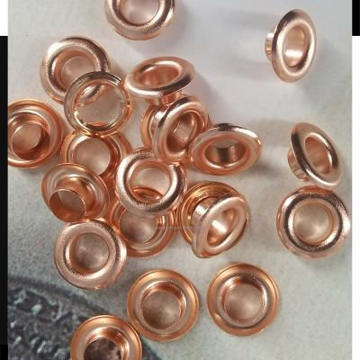 China Custom Logo Nickel Free Round Metal Stainless Steel Grommet Shoe Garment Supplies Eyelets Button For Clothing And Bag for sale