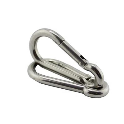 China GALVANIZED Good Carbon Material Carabiner Wholesale Steel /Stainless Single Snap Hook For Riggings for sale