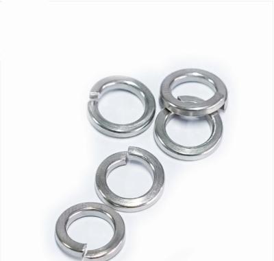 China Spring Washer DIN127 White and Yellow Zinc Split Disc Galvanized Lock Washer/Hot Dip, Carbon Steel Professional Factory for sale