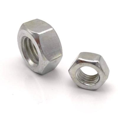 China High Precise Iron Profession Mass Production Custom Din 934 Galvanized Steel Thin Hex Nuts for sale