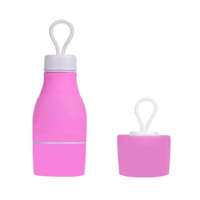 China BPA Free Silicone Eco-Friendly Lightweight Collapsible Water Bottle for Sustainable TRAVEL and OUTDOOR for sale