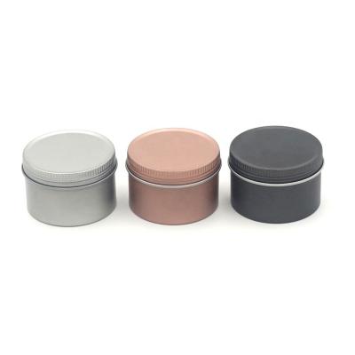 China Pure Color Mini Tin Boxes Factory Direct Food Tinplate Tea Tin Box Running Round Tin Box Pure Color for sale