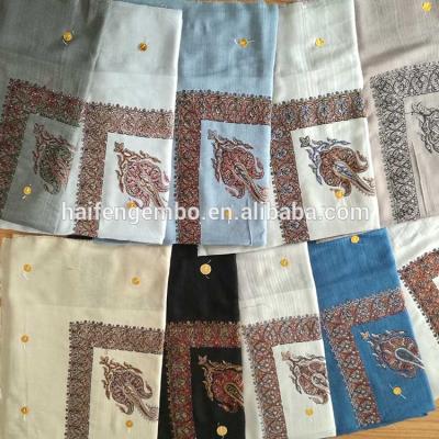 China handmade Kashmir fabric from pure pashmina shawls 42