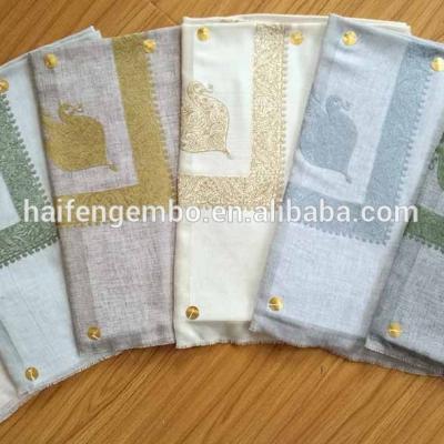 China Wholesale Hot Sale Muslim Embroidery Scarf Shawls For Men Yemeni Custom Size for sale