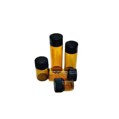 China Mini cosmetic glass vial tube for essential oil for sale