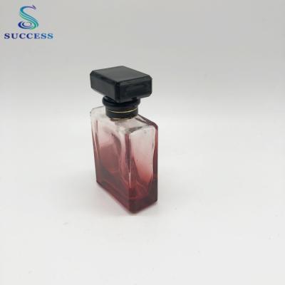 China Personal Care Supplier 30ml Glass Professional Red Gradient Perfume Spray Bottle for sale