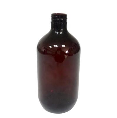 China Cosmetic Bottle 500ml PET Amber Plastic Bottle For Cosmetic for sale