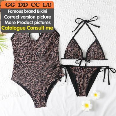 China 2021 Designee Plus Size Women's Plus Size Swimsuits Famous Brands Bikini Bathingsuits Designers Inspired Swimwear for sale