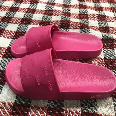 China Free Shipping Damping On Custom Famous Logo Brands Slides Slippers Gg Designer Sandals Women for sale