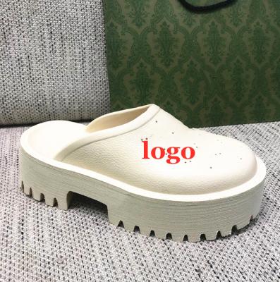 China Cushioning Designer Famous Brand 1:1 Replicaes Platform Slippers Fashion Shoes Gg for sale