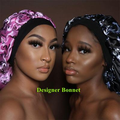 China Best Silk Durags Anti-Static Hair Bonnets Custom Logo, Printed Logo Durag Baby Kids Bonnets, African Print Luxury Kids Bonnets for sale