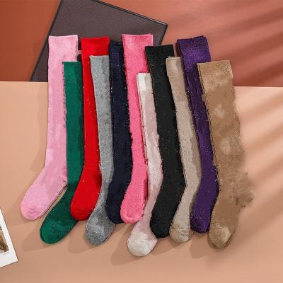 China 2021 breathable manufacturers supply designer socks long logo socks for sale