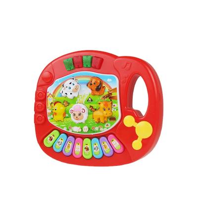 China Musical Toy 2 Types Piano Toy Musical Animals Sounding Keyboard Farm Animal Kids Piano Music Sound Baby Playing Type Musical Instruments for sale