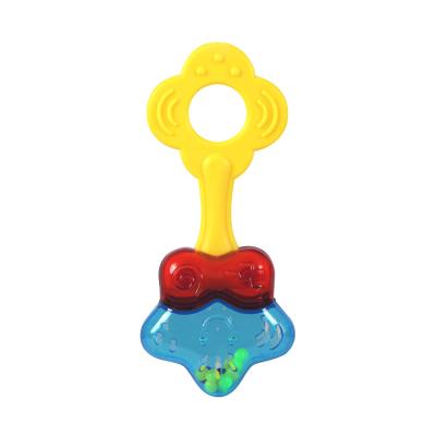 China Toy Star Shape Soft 0-1 Ages Teether Baby Soft Rattle Newborn Kids Rattle for sale