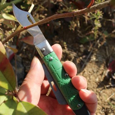 China Quick-change 3 Blade Garden Knife Pruning Seedling Cutter Foldable Graft Cutting Tool for sale