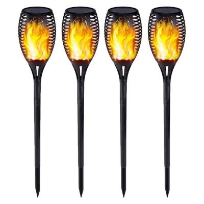 China Solar Warehouse 33 LED Flame Lights Outdoor Waterproof Led Solar Garden Light Flickering Flame Torches Lamp for Yard Garden Balcony for sale