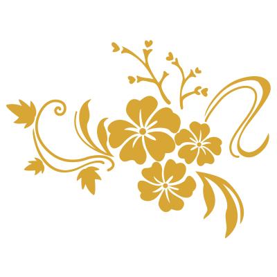 China Waterproof+Eco-friendly Modern Gold Flower Shape Acrylic 3d Wall Sticker Home Decor Mirror Wall Decor Sofa Wall Decor for sale