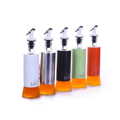 China Viable Online Store New Products Kitchen Accessories Set Stainless Steel Glass Cooking Tool Olive Oil Spray Bottle Seasoning Container for sale