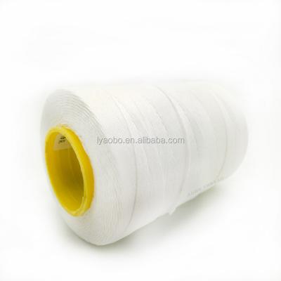 China Polyester Sewing Thread Bag Abrasion-Resistant Closing Thread 20/6 White 100% Polyester for sale