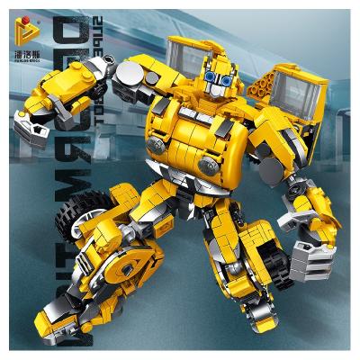 China PANLOSBRICK Express Robot City Crimson City Robot Building Blocks Technic Creator Ideas Robot PANLOSBRICK Movie Game Series Remote Control Bricks Gift Kids Toys for sale