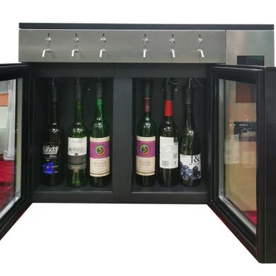 China Stainless Steel +glass Tengda Dispenser Wine Refrigerado Wine Dispenser Portable Wine Wall Dispenser for sale