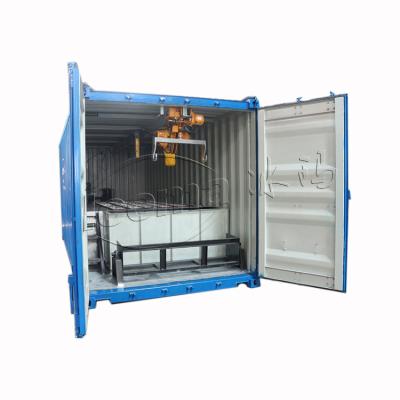 China 3 Ton Industrial Ice Block Machine Commercial ICE BLOCK Making Price Containerized for sale