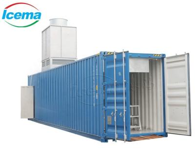 China ICEMA 5T containerized block ice machine for fishing ICE BLOCK for sale