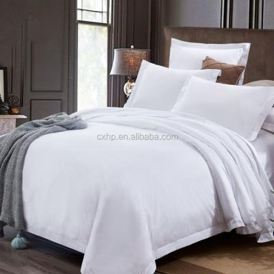 China Disposable Custom Plain Dyed White Queen Size Duvet Cover Bedding Set / Hotel Duvet Cover for sale