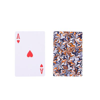 China New Quality Plastic PVC Poker Creative Gift Poker Paper Smooth Waterproof Gold Plated Durable Playing Card for sale