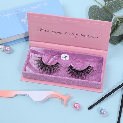 China Free sample long faux mink lashes factory supply 3d even faux mink eyelash, create your own brand 3d faux mink eyelashes for sale