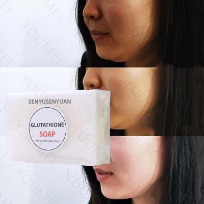 China OEM ODM Basic Cleansing Acne Anti Brightening Brown Spot Glutathione Deep Cleansing Anti Aging Whitening Kojic Acid Soap for sale