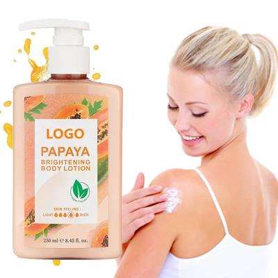 China Wholesale Hot Sale Skin Care Lotion Revitalizer Manufacturer Organic Fruit Papaya Body Freckle Cream Skin Peel Anti Whitening Body Shimmer Lotion for sale