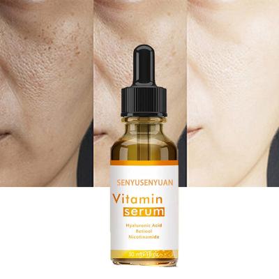 China Wholesale Brightening Facial VC Serum Skin Care Whitening 100% Pure Organic Natural Vitamin C Serum For Face for sale