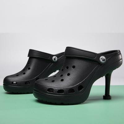 China Wholesale New Fashion Flat Women's High Heel Clogs With Eva Material Clogs Shoes for sale