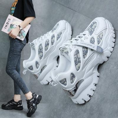 China Lightweight Women Fashion Sneakers Designers Dad Shoes Woman Tennis Chunky Vulcanized Shoes Casual Old Platform Sneaker Zapatos Female Mujer for sale