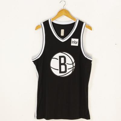 China High Quality No. 1 Basketball Jersey Quilted Summer. 7 Kevin Durant Black Antibacterial Basketball Tank Top Training Quick Dry Tank Top for sale