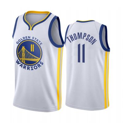 China High quality chinese embroidered men's tank top no. 30 Stephen Curry Basketball Jersey Polyester Quick-Drying Antibacterial White Tank Top for sale