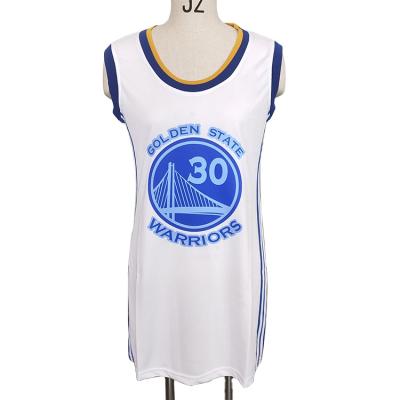 China Breathable Quick Dry Women's Basketball Wear Pressure Warm Polyester Women White Women Basketball Dress Antibacterial Tank Top for sale