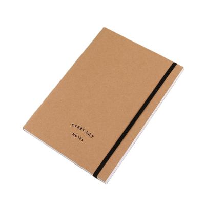 China Hardcover School Supplies Wrapping Paper Sports Paper Covered Books with Elastic Bands for sale